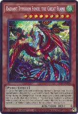 Radiant Typhoon Fonix, the Great Flame (Secret Rare) (26LP-EN014) — card price