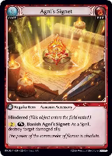 Agni's Signet (025) — card price