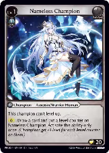 Nameless Champion (Assassin/Warrior) (001) — card price