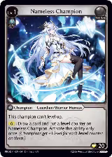Nameless Champion (Guardian/Warrior) (001) — card price