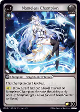 Nameless Champion (Mage/Tamer) (001) — card price