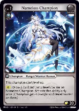 Nameless Champion (Ranger/Warrior) (001) — card price