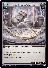 Oathbreaker's Justice (012) — card price