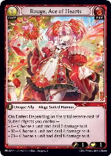 Rouge, Ace of Hearts (021) — card price