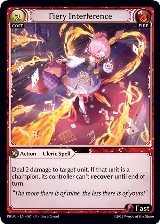 Fiery Interference (007) — card price