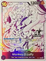 Monkey.D.Luffy (4th Anniversary Treasure Campaign Pack) (P-099), One Piece Promotion Cards — One Piece card price
