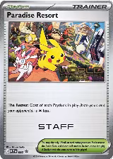 Paradise Resort - 092 (World Championships 2026) [Staff] (092) — card price