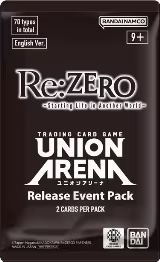 Re: Zero -Starting Life in Another World- - Release Event Pack, Re:ZERO -Starting Life in Another World- Release Event Cards — Union Arena sealed product price