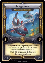 Magneros - Champion of Aphrodite (ETH-16), Shattered Stars - Ethereal — Elestrals card price
