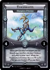 Toxiswarm - Champion of Hermes (ETH-21), Shattered Stars - Ethereal — Elestrals card price
