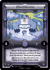 Abominursa - Champion of Khione (ETH-24), Shattered Stars - Ethereal — Elestrals card price