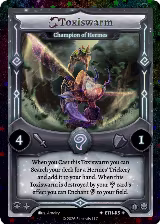Toxiswarm - Champion of Hermes (Stellar) (ETH-R5), Shattered Stars - Ethereal — Elestrals card price