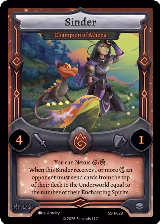 Sinder - Champion of Athena (SSH-028) — card price