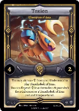 Toxion - Champion of Zeus (SSH-038) — card price