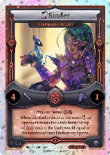 Sinder - Champion of Athena (Stellar) (SSH-R02) — card price