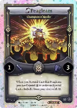 Peagleam - Champion of Apollo (Stellar) (SSH-R07) — card price