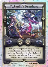 Apollo's Prophecy (Stellar) (SSH-R11) — card price