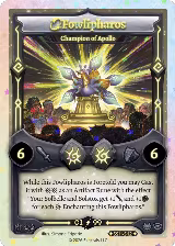 Fowlipharos - Champion of Apollo (Serialized) (SSH-S12) — card price