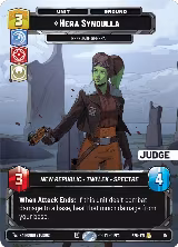 Hera Syndulla - Renegade General (15) — card price