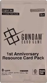 1st Anniversary Resource Pack, Gundam Promotional Cards — Gundam sealed product price