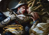 Vraska's Final Mercy Art Card (Gold-Stamped Signature) (15) — card price