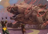 Craterclaw Colossus Art Card (Gold-Stamped) (16) — card price