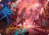 Violent Echoes Art Card (Gold-Stamped Signature) (20) — card price