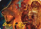 Way of the Warlord Art Card (Gold-Stamped Signature) (33) — card price