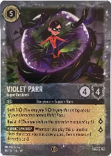 Violet Parr - Super Resilient (19), Disney Lorcana Promo Cards — Lorcana card price
