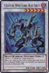 Celestial Wolf Lord, Blue Sirius (SHSP-EN090) — card price