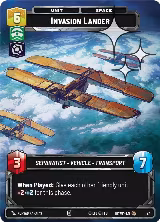 Invasion Lander (Foil) (27) — card price