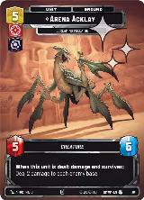 Arena Acklay - Screaming Predator (Foil) (30) — card price