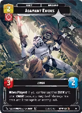 Adamant Ewoks (Foil) (34) — card price