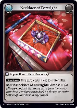 Necklace of Foresight (015) — card price