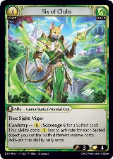 Six of Clubs (266) — card price