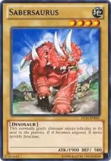Sabersaurus (Blue) (DL16-EN001), Duelist League Promo — Yu-Gi-Oh! card price