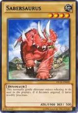 Sabersaurus (Green) (DL16-EN001), Duelist League Promo — Yu-Gi-Oh! card price