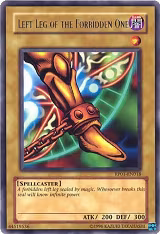 Left Leg of the Forbidden One (RP01-EN018) — card price