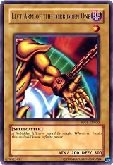 Left Arm of the Forbidden One (RP01-EN020) — card price