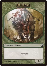 Rhino Token (9) — card price