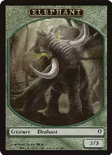 Elephant Token (4) — card price