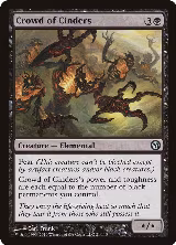 Crowd of Cinders (21), Duels of the Planeswalkers — Magic card price