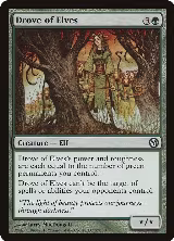 Drove of Elves (57), Duels of the Planeswalkers — Magic card price