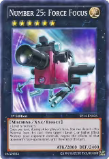 Number 25: Force Focus (Starfoil) (SP14-EN026) — card price