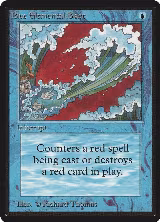Blue Elemental Blast, Beta Edition — Magic card price