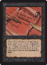 Contract from Below, Beta Edition — Magic card price