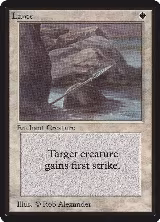 Lance, Beta Edition — Magic card price