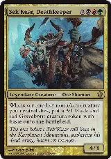Sek'Kuar, Deathkeeper (Commander 2013) (210) — card price