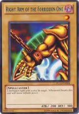 Right Arm of the Forbidden One (Blue) (DL11-EN004), Duelist League Promo — Yu-Gi-Oh! card price