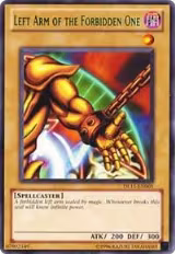 Left Arm of the Forbidden One (Green) (DL11-EN005), Duelist League Promo — Yu-Gi-Oh! card price